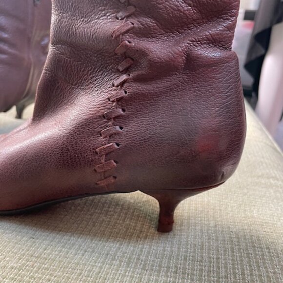 Prada brown leather ankle boot 38EUR - Picture 3 of 14